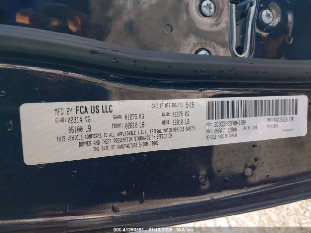 2C3CDXHG5FH841090 Dodge Charger Sxt
