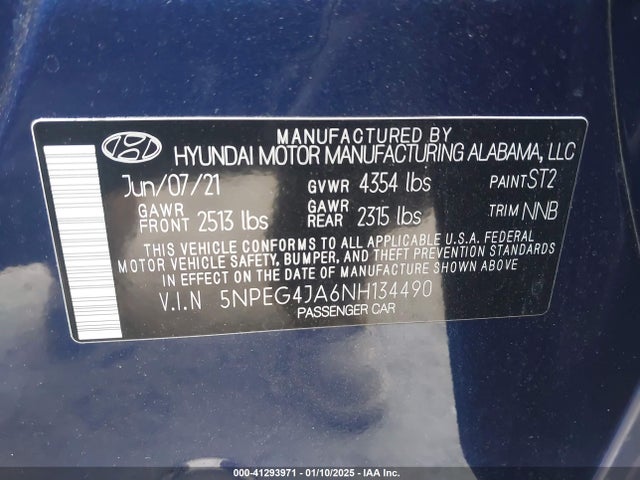 Hyundai SONATA SE 2022 5NPEG4JA6NH134490 Image 9
