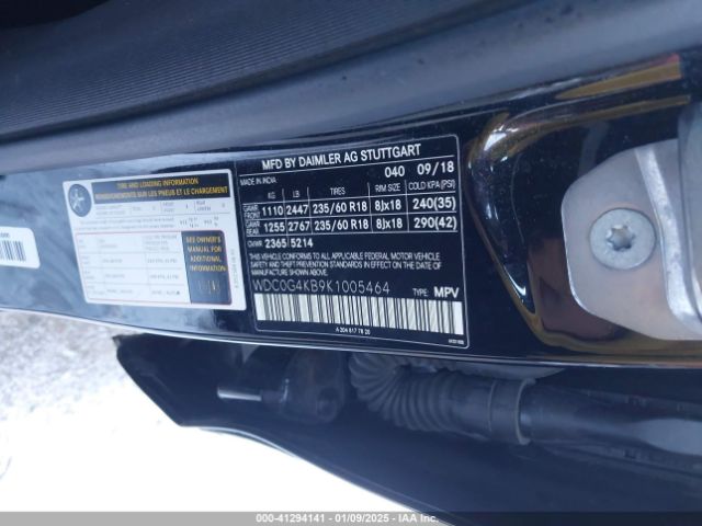 WDC0G4KB9K1005464 Mercedes-Benz Glc 300 4matic