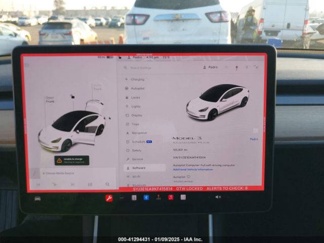 5YJ3E1EA9KF415814 Tesla Model 3 Long Range/mid Range/standard Range/standard Range Plus