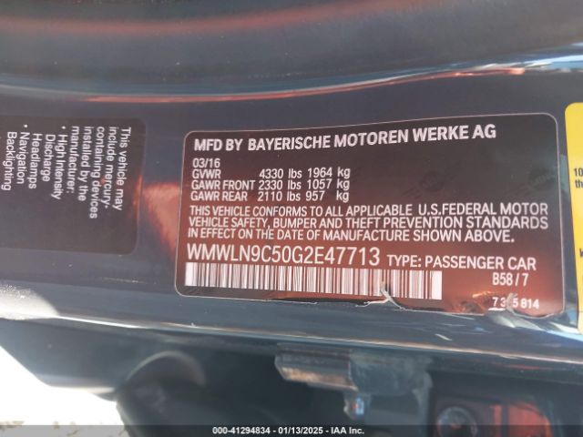2016 MINI CLUBMAN WMWLN9C50G2E47713 Photo 8