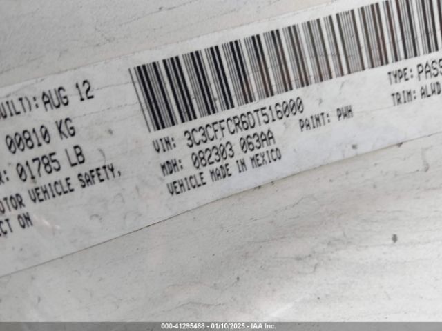 2013 FIAT 500 3C3CFFCR6DT516000 Photo 8
