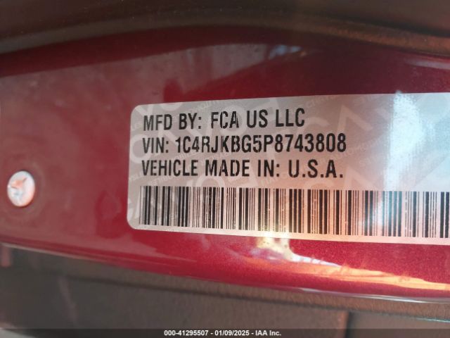 1C4RJKBG5P8743808 Jeep Grand Cherokee L Limited 4x4