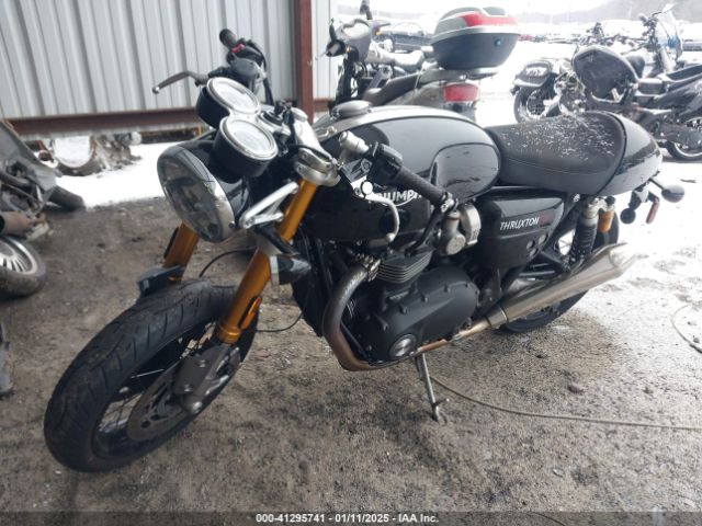 2021 TRIUMPH MOTORCYCLE THRUXTON SMTD56HR6MTAD3291 Photo 1