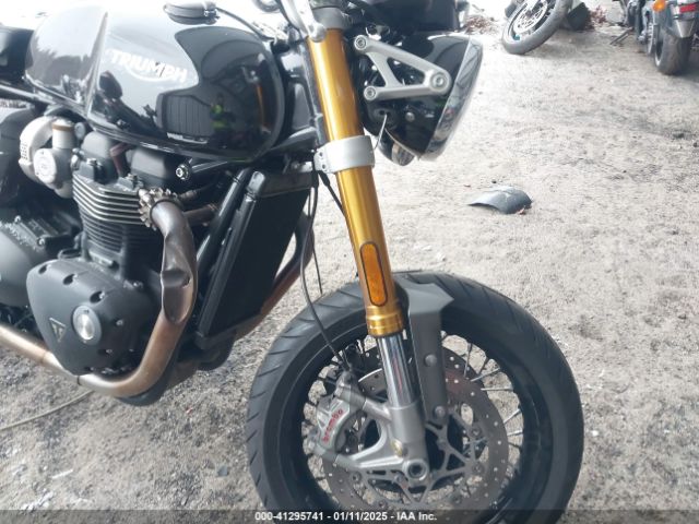 2021 TRIUMPH MOTORCYCLE THRUXTON SMTD56HR6MTAD3291 Photo 4