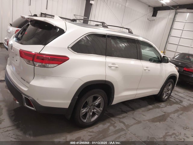 5TDDZRFH5KS997036 Toyota Highlander Limited Platinum