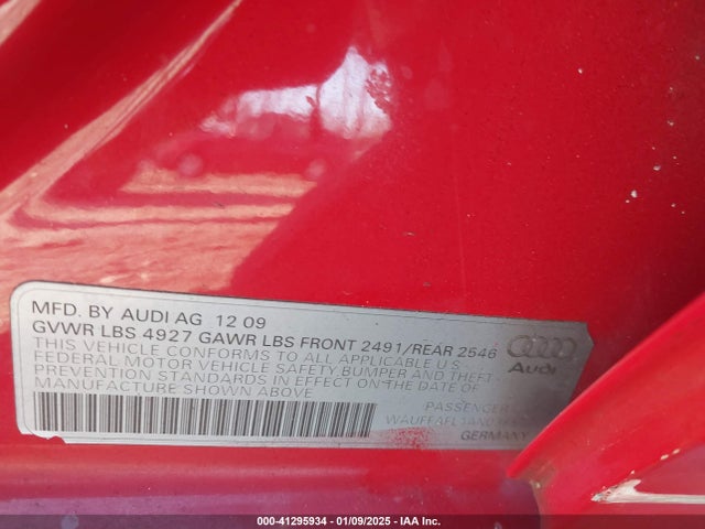 2010 AUDI A4 WAUFFAFL1AN038872 Photo 8