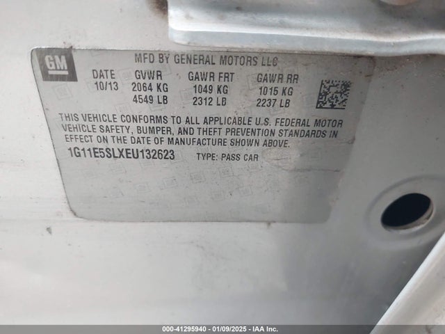 Chevrolet MALIBU 2LT 2014 1G11E5SLXEU132623 Image 9