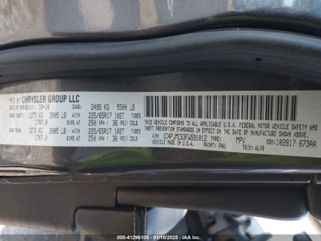 2015 JEEP CHEROKEE 1C4PJMCS3FW591012 Photo 8
