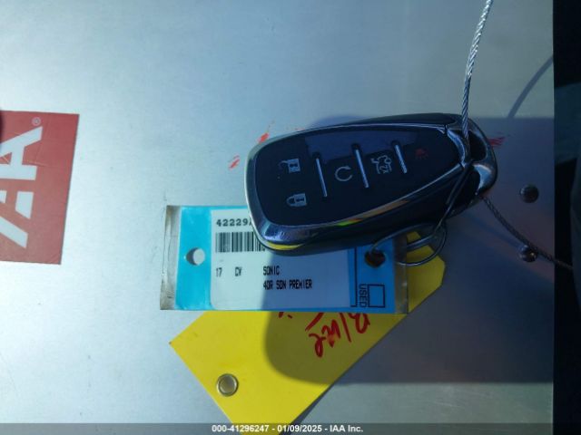 1G1JF5SBXH4109948 Chevrolet Sonic Premier Auto