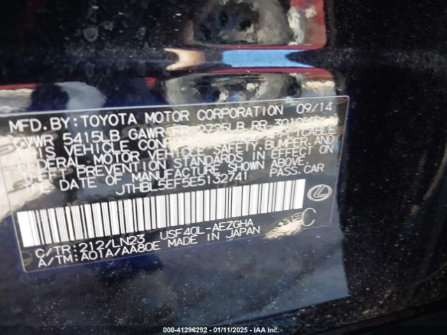 JTHBL5EF5E5132741 Lexus LS 460