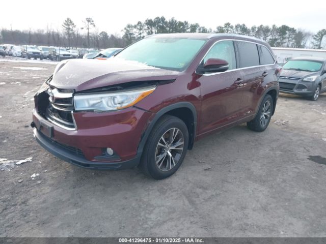 5TDJKRFH4GS280738 Toyota Highlander Xle V6