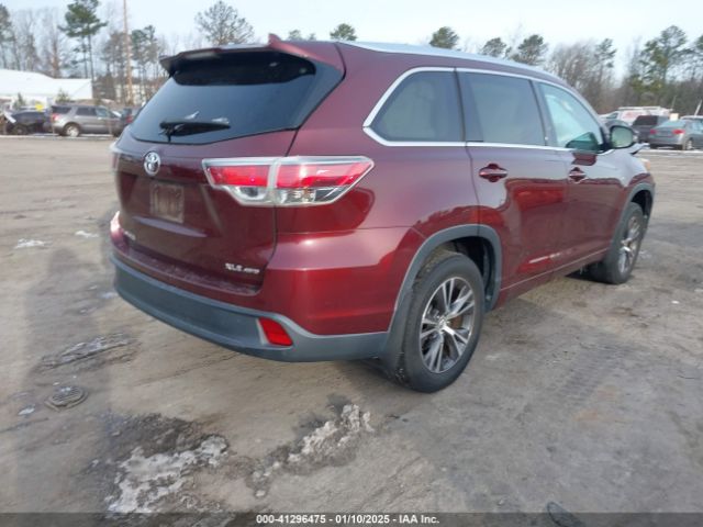 5TDJKRFH4GS280738 Toyota Highlander Xle V6