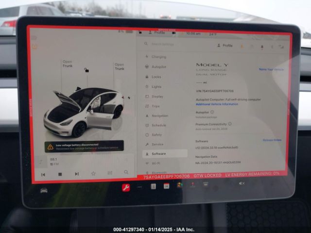 7SAYGAEE8PF706706 Tesla Model Y Awd/long Range Dual Motor All-wheel Drive