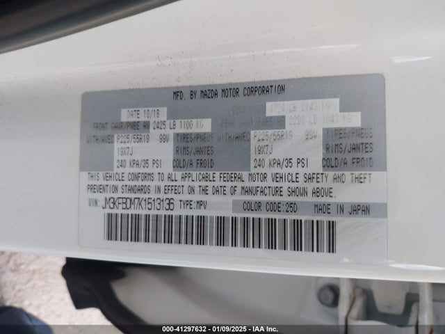 Mazda Cx-5 Grand Touring 2019 JM3KFBDM7K1513136 Image 9