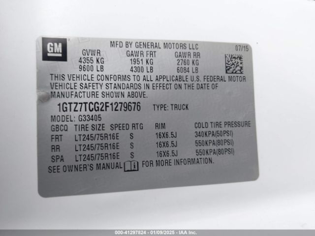1GTZ7TCG2F1279676 GMC l96