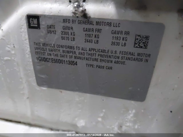 2013 CADILLAC CTS 1G6DG5E56D0113054 Photo 8