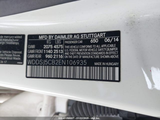 2014 MERCEDES-BENZ CLA 45 AMG WDDSJ5CB2EN106935 Photo 8