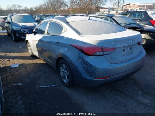 5NPDH4AE3FH567018 Hyundai ELANTRA SE