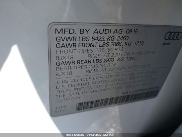 WA1L2AFP9GA065056 Audi Q5 2.0t Premium