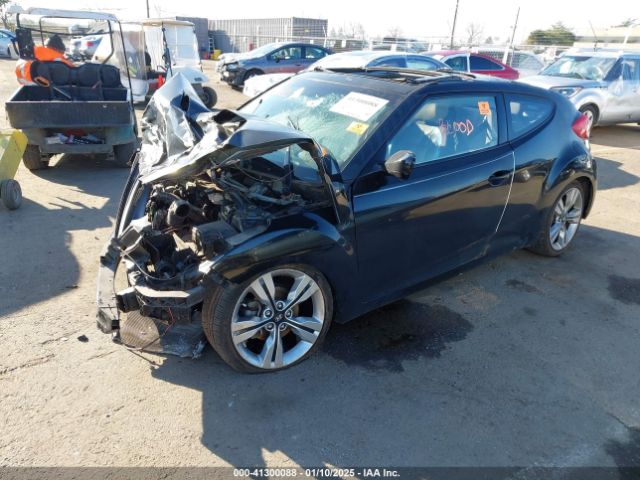 KMHTC6AD3EU184600 Hyundai Veloster Base W/gray