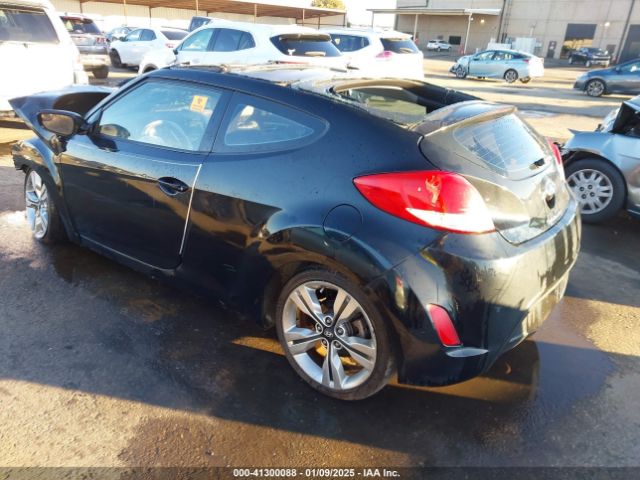 KMHTC6AD3EU184600 Hyundai Veloster Base W/gray
