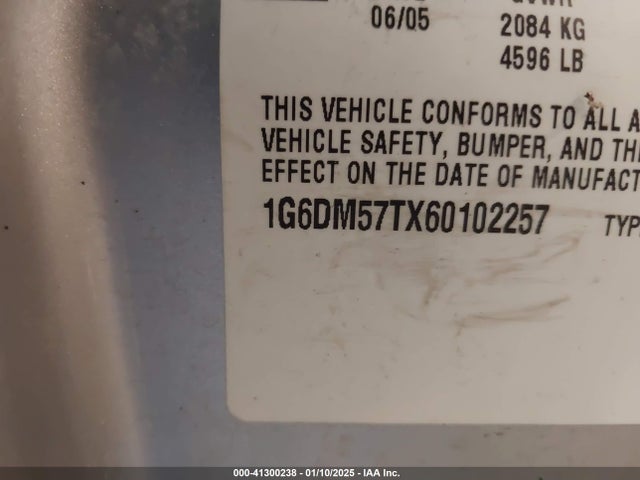 2006 CADILLAC CTS 1G6DM57TX60102257 Photo 8