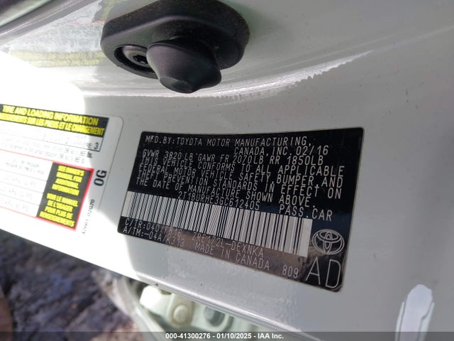 Toyota COROLLA LE 2016 2T1BURHE3GC612405 Image 9