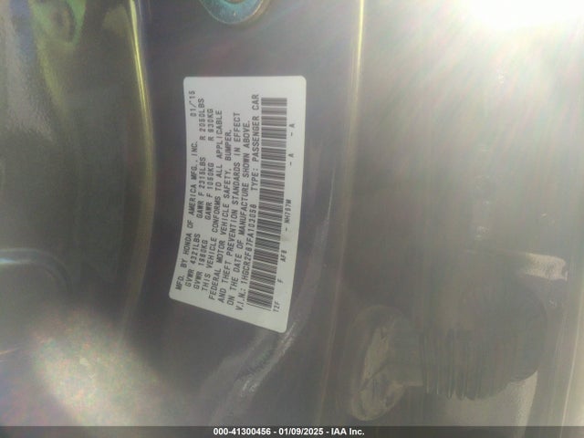 Honda Accord Ex-l 2015 1HGCR2F87FA103058 Image 9