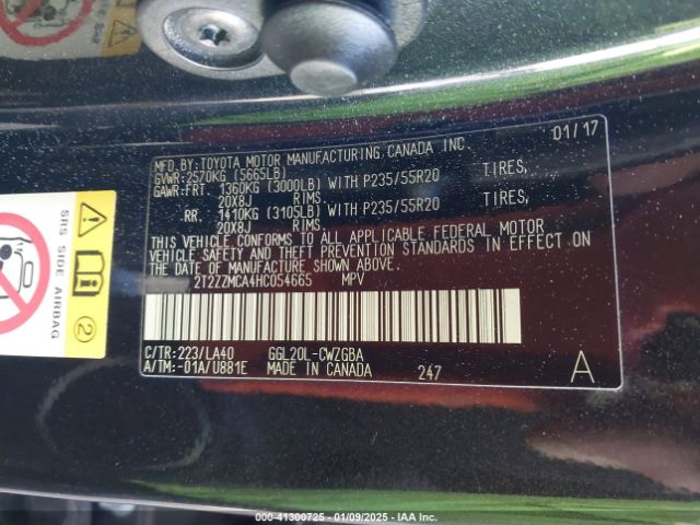 2T2ZZMCA4HC054665 Lexus RX 350