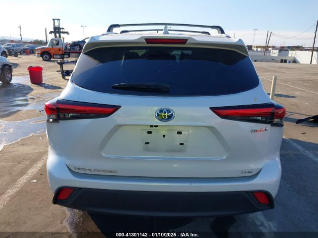 5TDAARAH6PS525470 Toyota Highlander Hybrid Xle Bronze