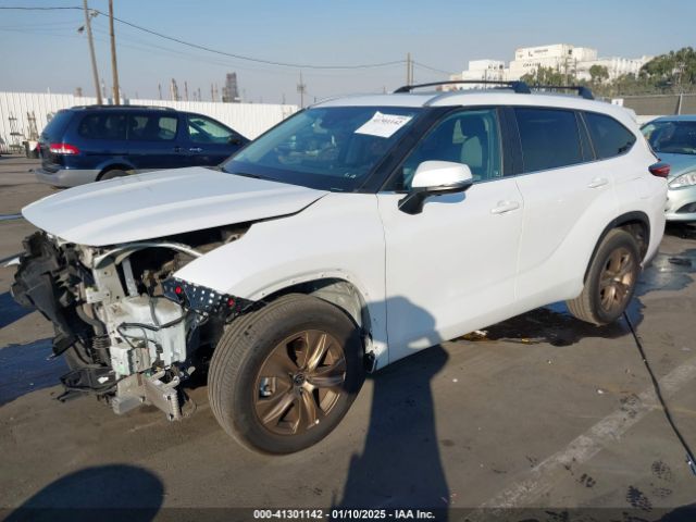 5TDAARAH6PS525470 Toyota Highlander Hybrid Xle Bronze