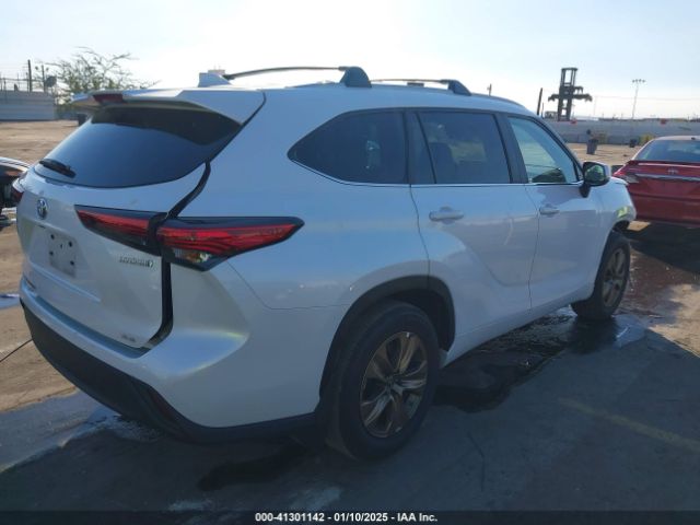 5TDAARAH6PS525470 Toyota Highlander Hybrid Xle Bronze
