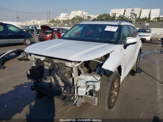 5TDAARAH6PS525470 Toyota Highlander Hybrid Xle Bronze
