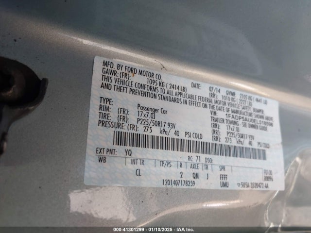 1FADP5AU0EL518598 Ford C-max Hybrid Se