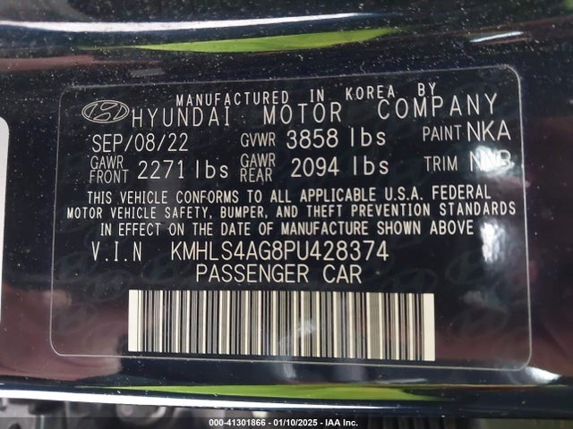 Hyundai ELANTRA SEL 2023 KMHLS4AG8PU428374 Image 9