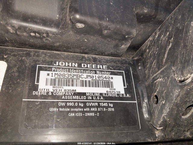 John Deere Other 2018 1M0835MBCJM010540 Image 9
