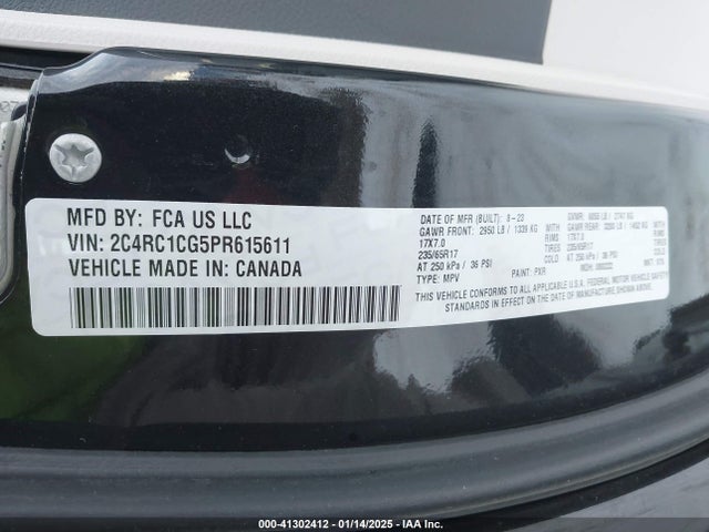 Chrysler Voyager Lx 2023 2C4RC1CG5PR615611 Image 9