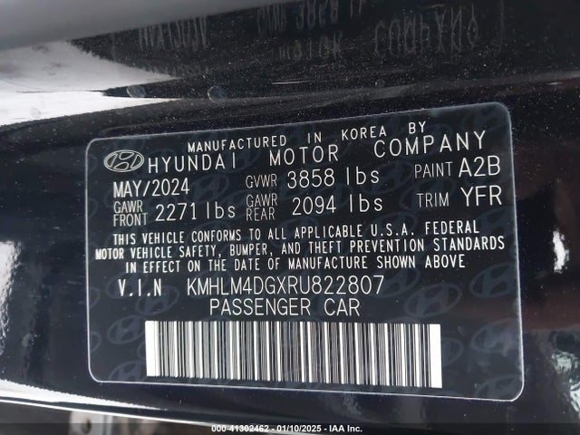 Hyundai ELANTRA SEL 2024 KMHLM4DGXRU822807 Image 9