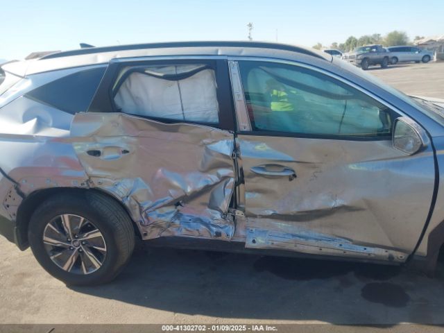 KM8JBCD16RU203687 Hyundai Tucson Hybrid Blue