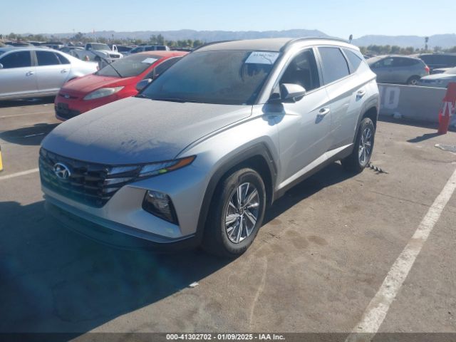 KM8JBCD16RU203687 Hyundai Tucson Hybrid Blue