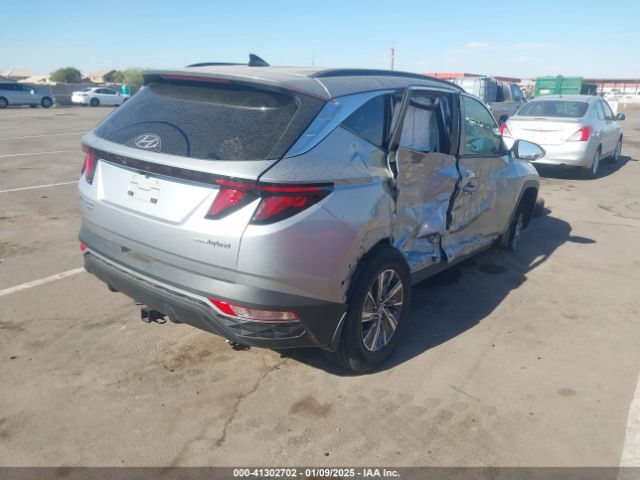 KM8JBCD16RU203687 Hyundai Tucson Hybrid Blue