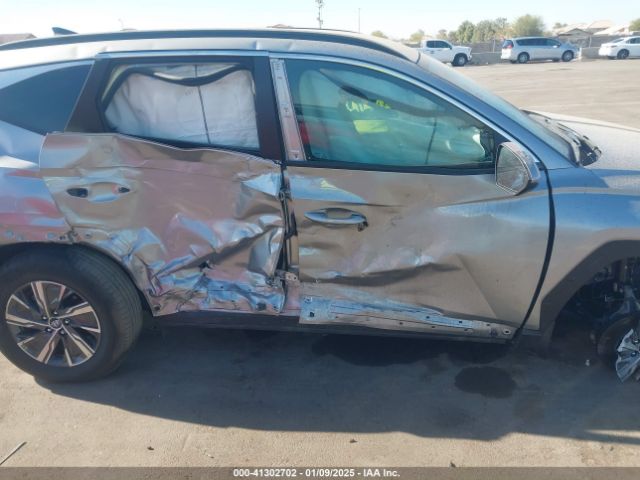 KM8JBCD16RU203687 Hyundai Tucson Hybrid Blue