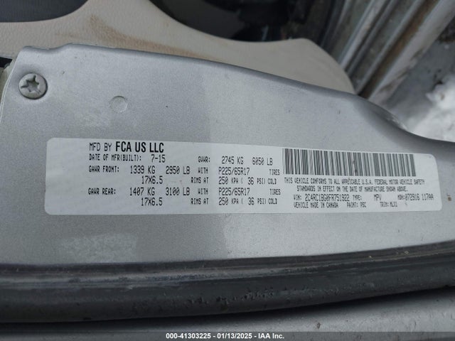 2C4RC1BG0FR751922 Chrysler Town & Country Touring