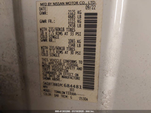 Nissan Rogue Sv Intelligent Awd 2023 5N1BT3BB1PC684481 Image 9