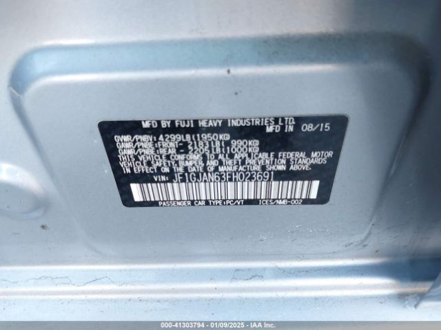 JF1GJAN63FH023691 Subaru Impreza 2.0i Limited