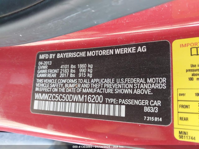 2013 MINI COUNTRYMAN WMWZC5C50DWM16200 Photo 8