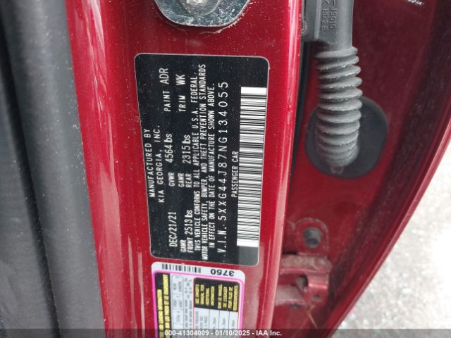 5XXG44J87NG134055 KIA K5 Gt