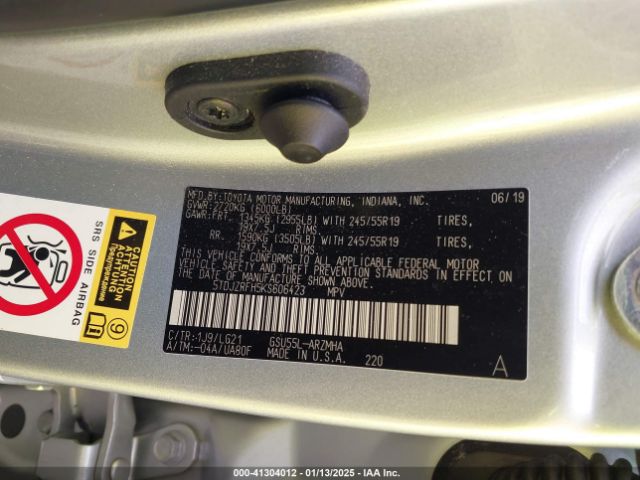 5TDJZRFH5KS606423 Toyota Highlander Se