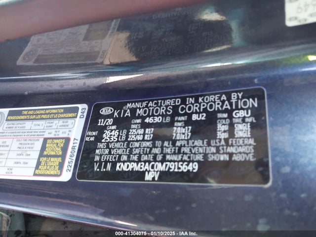 KIA Sportage Lx 2021 KNDPM3AC0M7915649 Image 9